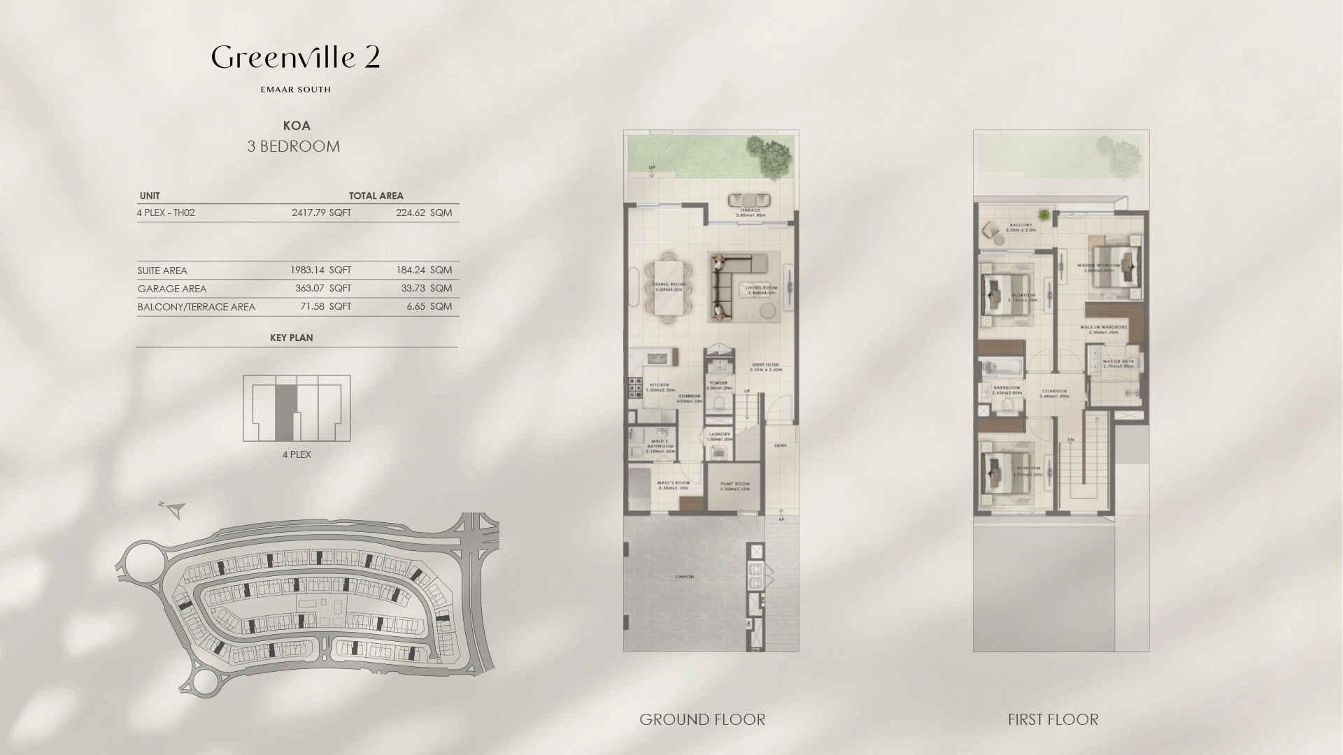 3 BR - Type A